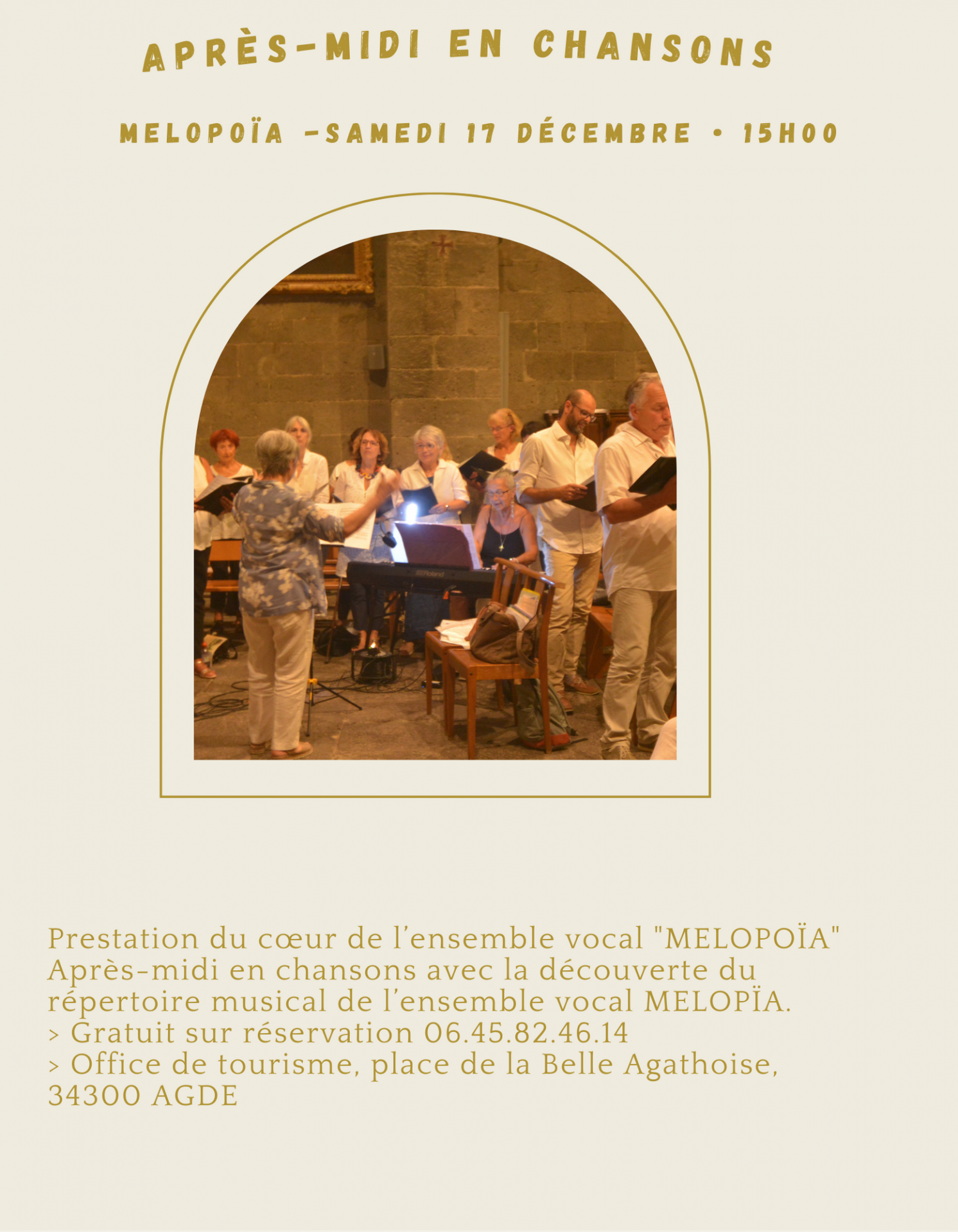 concert Mélopoïa à lOffice Tourisme Agde